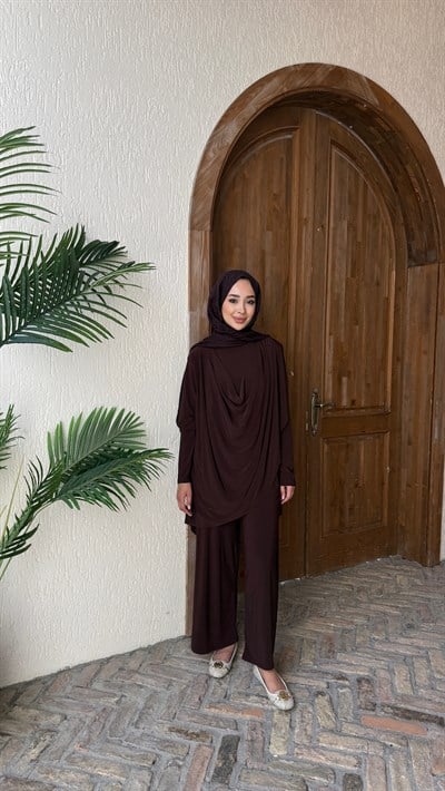 DÖKÜMLÜ SANDY TAKIM KAHVE