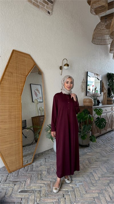 Spor elbise -BORDO