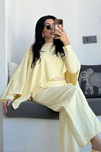 Beste Korkmazın Tercihi Cool Tulum Butter Yellow