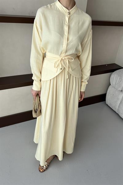 Bianca Takım Butter Yellow