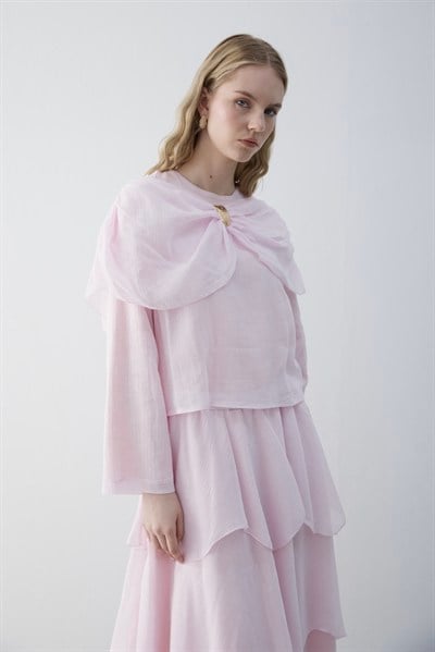 Butterfly Etekli Takım Soft Pembe
