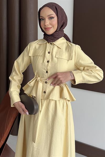 Cuplu Oturtturmalı Takım Butter Yellow