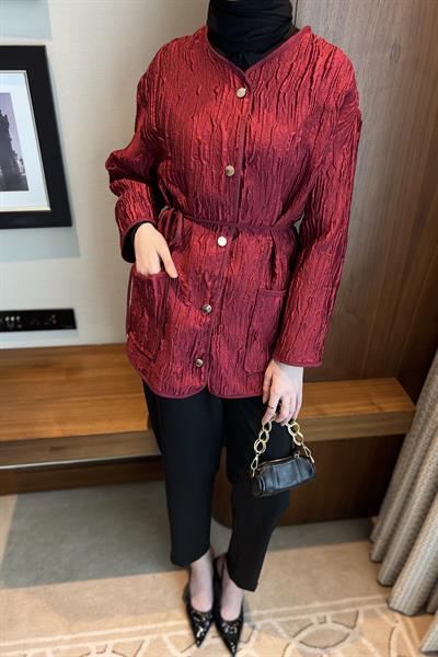 Jakar Ceket Bordo