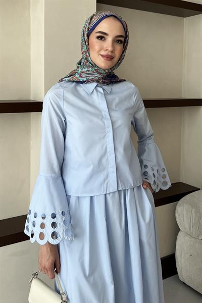 Jasmin Takım Bebe Mavisi
