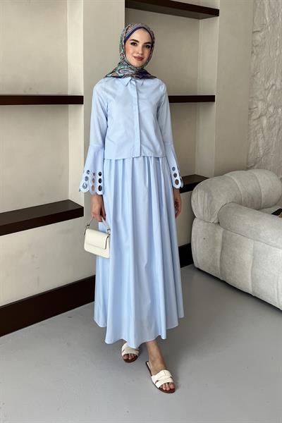 Jasmin Takım Bebe Mavisi