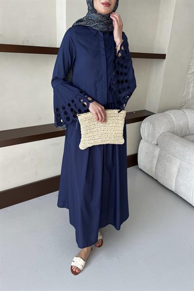 Jasmin Takım Lacivert