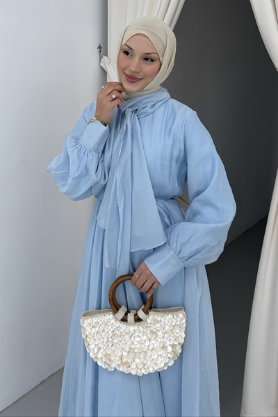 Lumira Tensel Elbise Ice Blue