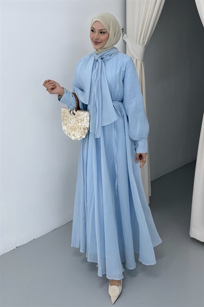 Lumira Tensel Elbise Ice Blue