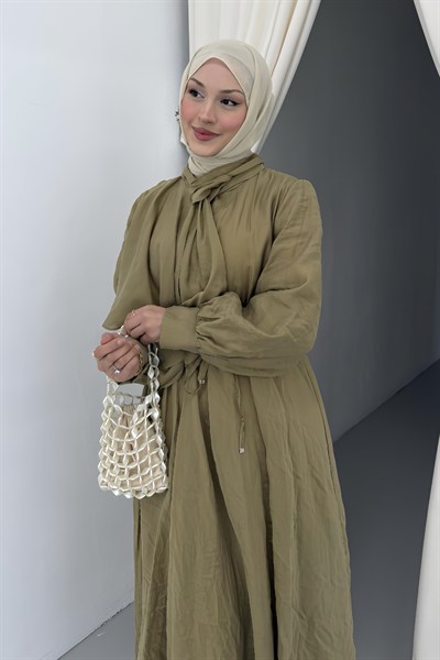 Lumira Tensel Elbise Olive