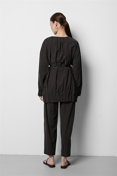 Oversize Modal Takım Acı Kahve