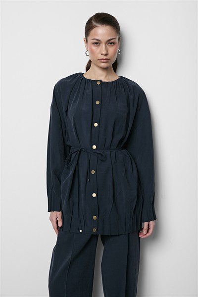 Oversize Modal Takım Lacivert