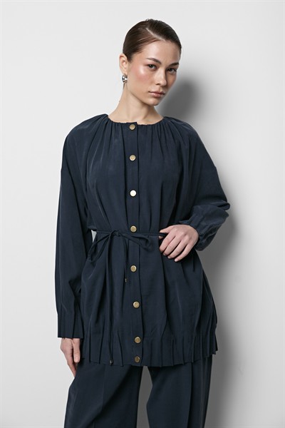 Oversize Modal Takım Lacivert