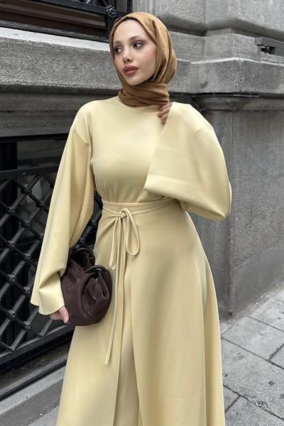 Pelerinli Scuba Takım Butter Yellow