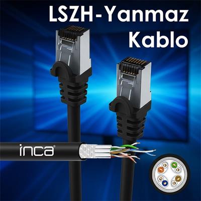 INCA ICAT7-500AG OUTDOOR S/FTP 23 AWG LSZH NETWORK KABLO
