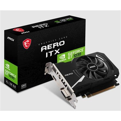 MSI GEFORCE RTX1030 AERO ITX 4GD4 OC 4GB DDR4 64BIT 1XHDMI 1XDVI EKRAN KARTI