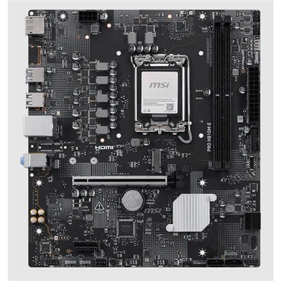 MSI PRO H810M-E DDR5 6400MT/S 1XHDMI 1XDP 1XM.2 USB 3.2 MATX 1851P (INTEL ULTRA PROCESSORS SERIES 2)
