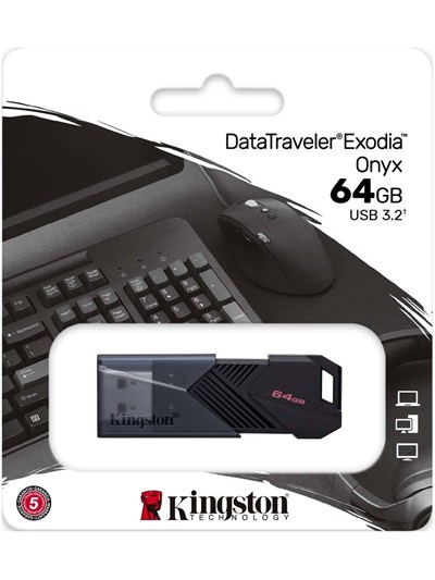 Kingston DataTraveler Exodia Onyx USB 3.2 Portable  64GB 