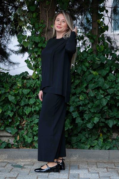 Missa - Merserize Elegane Takım Siyah