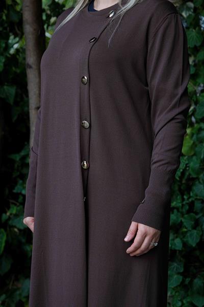 Missa - Rayon Flora Hırka Kahve