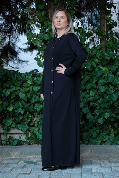 Missa - Rayon Flora Hırka Siyah