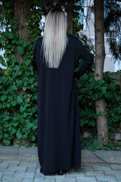 Missa - Rayon Flora Hırka Siyah