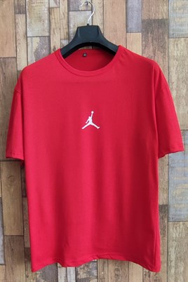 Jordan Kırmızı Over Size Erkek Tişört