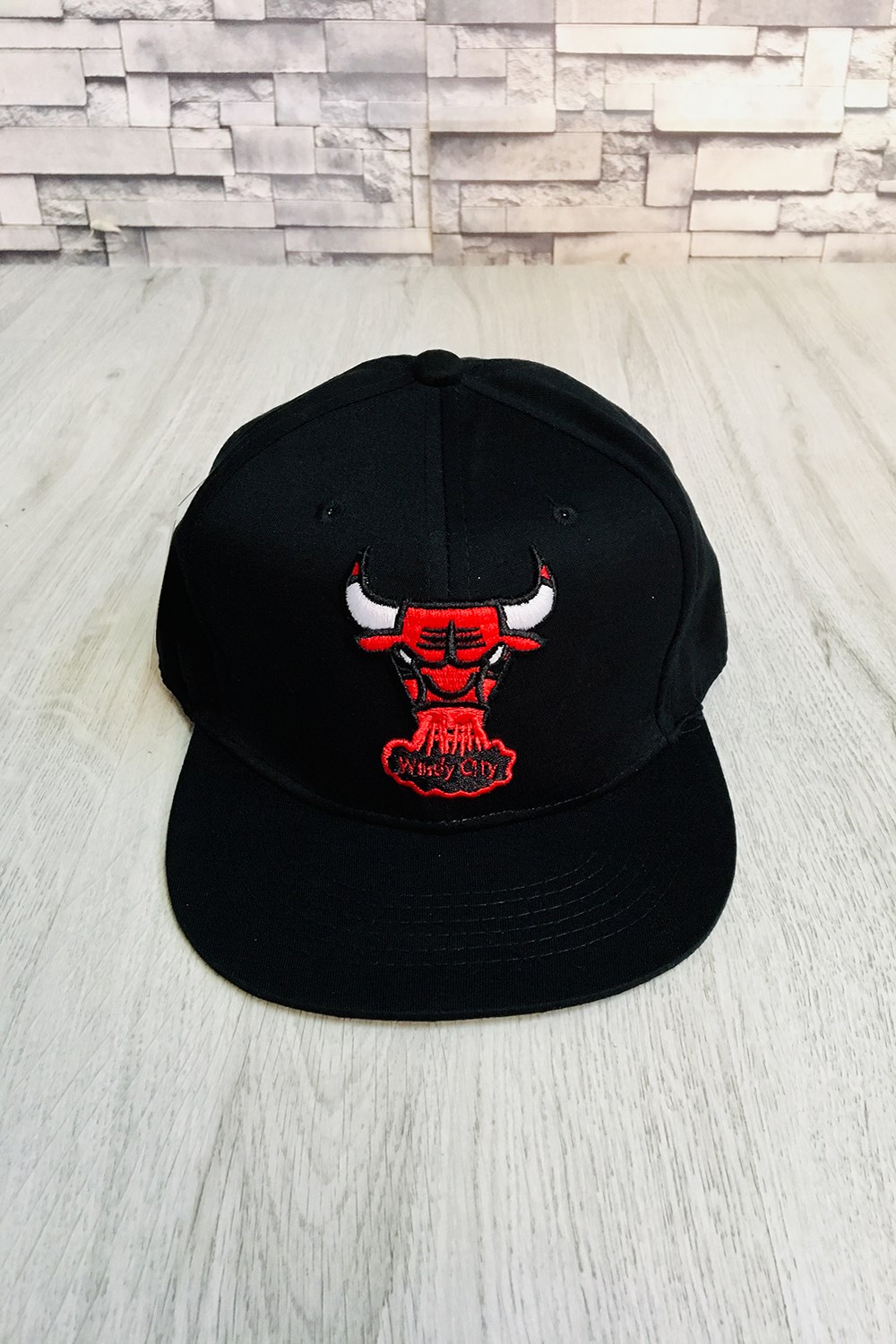 Erkek Boğa Logolu Hip Hop Cap Spor Şapka Siyah