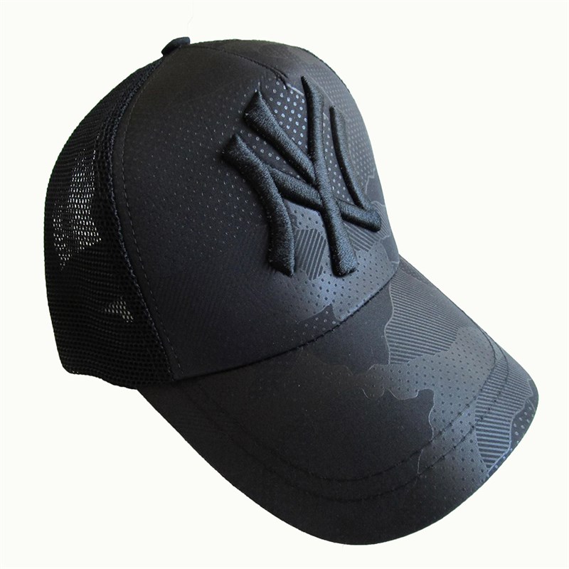 Erkek Ny Cap Şapka Siyah Logolu