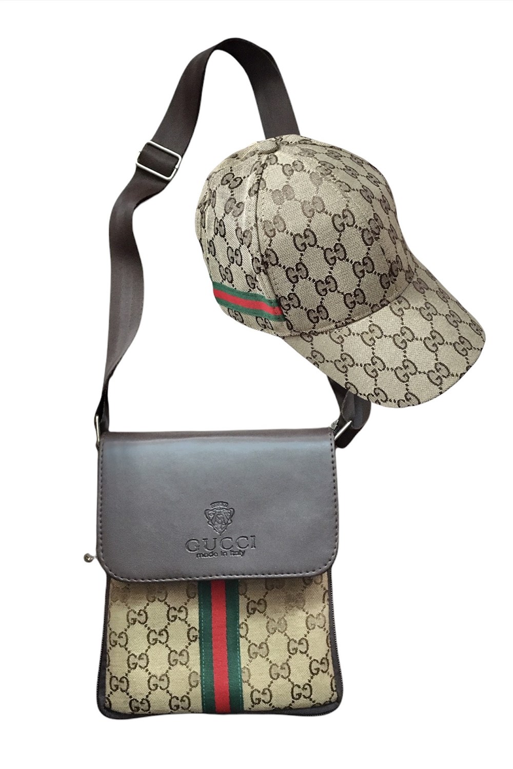 GCC Erkek Postacı Çanta ve Şapka Kombini