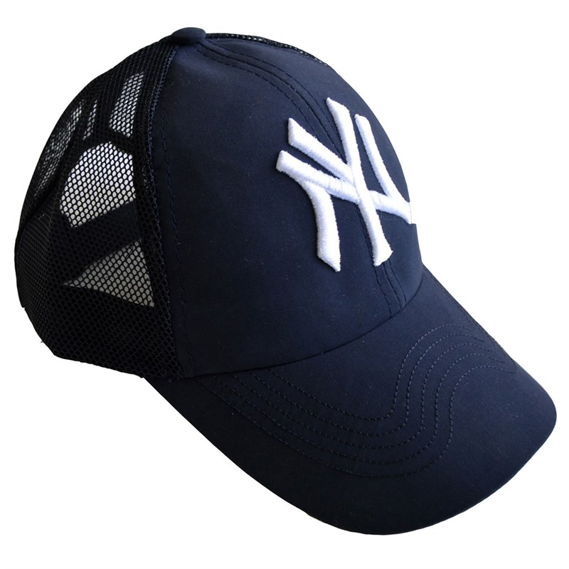 NY Cap New York Yankees Erkek Fileli Şapka Lacivert Beyaz
