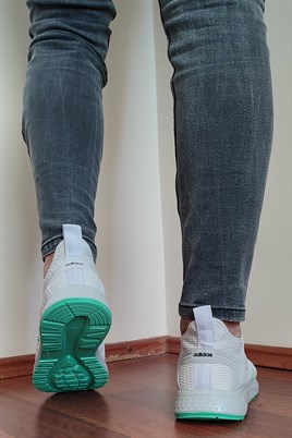 Yeni Sezon Erkek Spor Ayakkabı Sneakers Gri-Yeşil