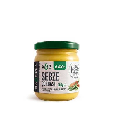 Veg&Bones İlikli Kemik Suyu Sebze Çorbası 190 gr