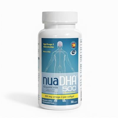 Nua DHA 500 Omega-3 İçeren Gıda Takviyesi - 30 Kapsül