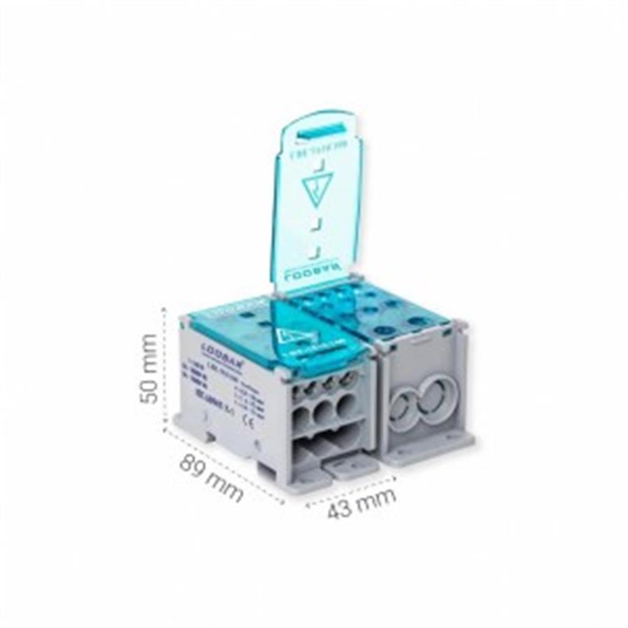 1 KUTUP - 10 DELIKLI - 160A  DAGITICI ( 3x35mm² + 3x25mm² + 4x10mm² )