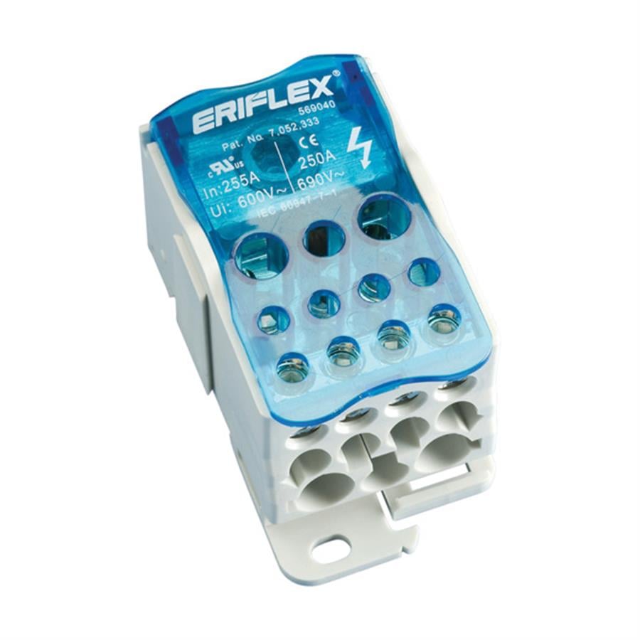 1 KUTUP - 12 DELIKLI 250A DAGITICI (1x120mm² + 2x35mm² + 5x16mm² + 4x10mm²)