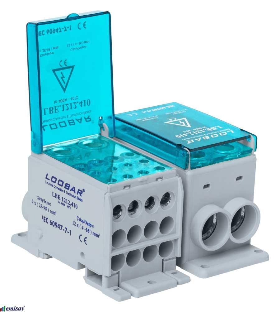 1 KUTUP - 14 DELIKLI - 400A  DAGITICI (2x95mm² + 4x25mm² + 8x16mm²)