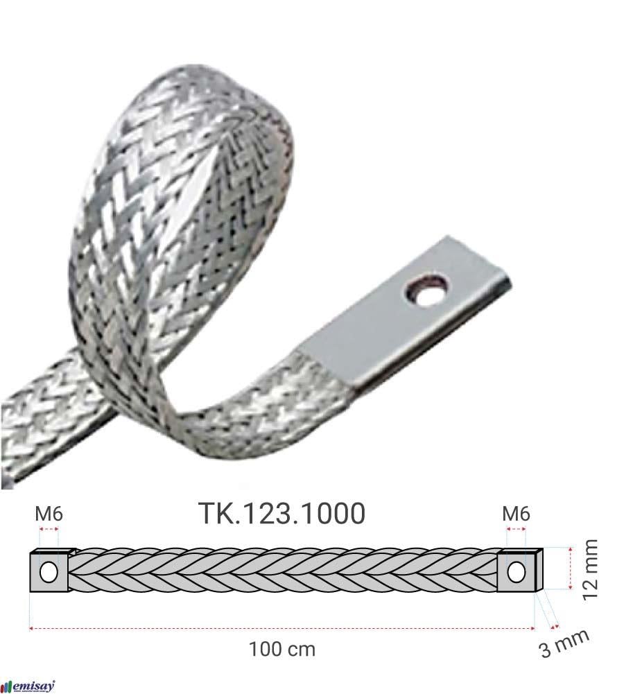 (12x3-1000)mm M6 TOPRAKLMA KABLOSU