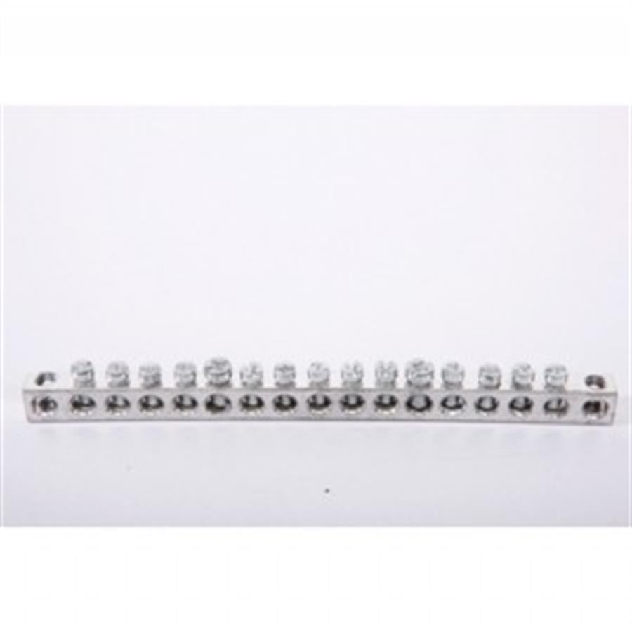 15 DELİKLİ - (2x10mm² + 13x6mm²) TOPRAK BARASI 63A