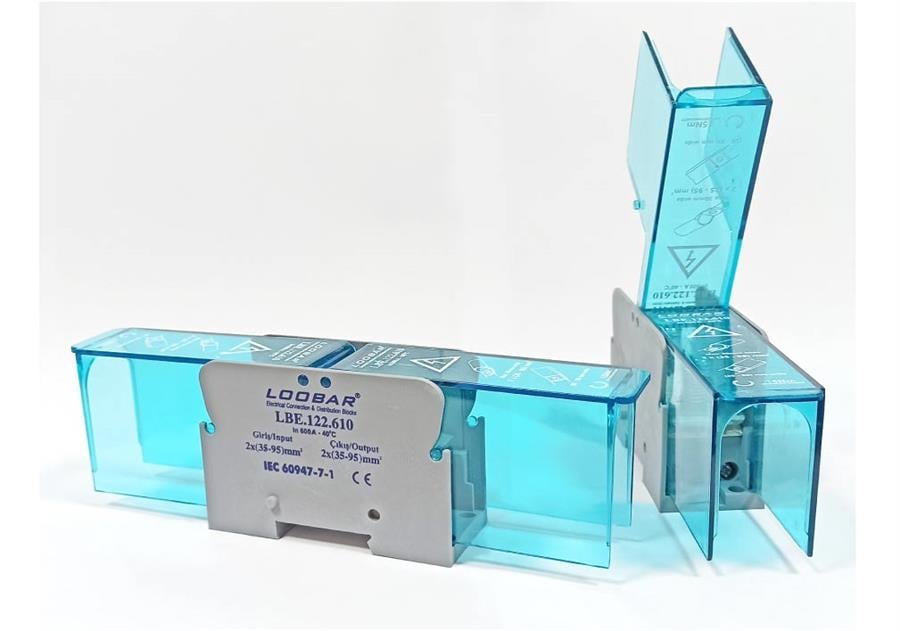 2x95mm² SKP,  GIRIS-ÇIKIS EK KLEMENS 600A, GEÇMELI  KAPAKLI
