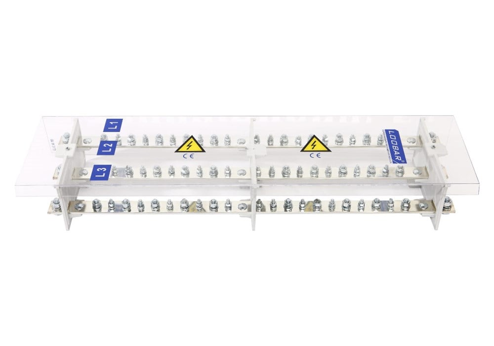 3 KUTUP - 22 DELIKLI -600A ( 2/20 SKP, Giris-Çikisli ) BAKIR BARALI DAGITICI