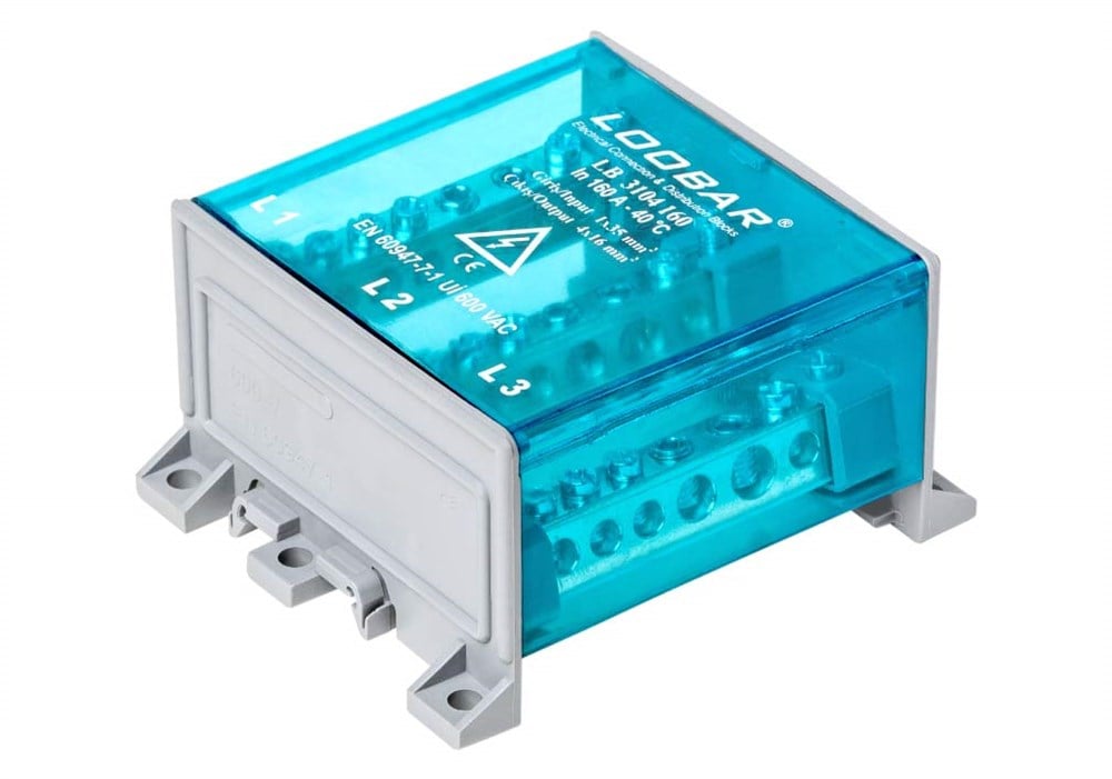 3 KUTUP - 6 DELIKLI - 160A DAGITICI (1x35mm² + 1x25mm² + 4x16mm²)