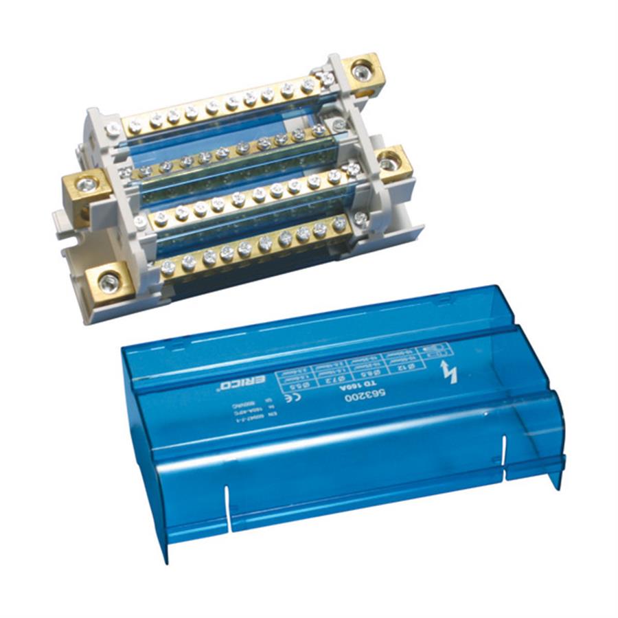 4 KUTUP - 12 DELIKLI - 160A  DAGITICI ( 1x50mm² + 3x25mm² + 7x16mm² + 1x6mm²)