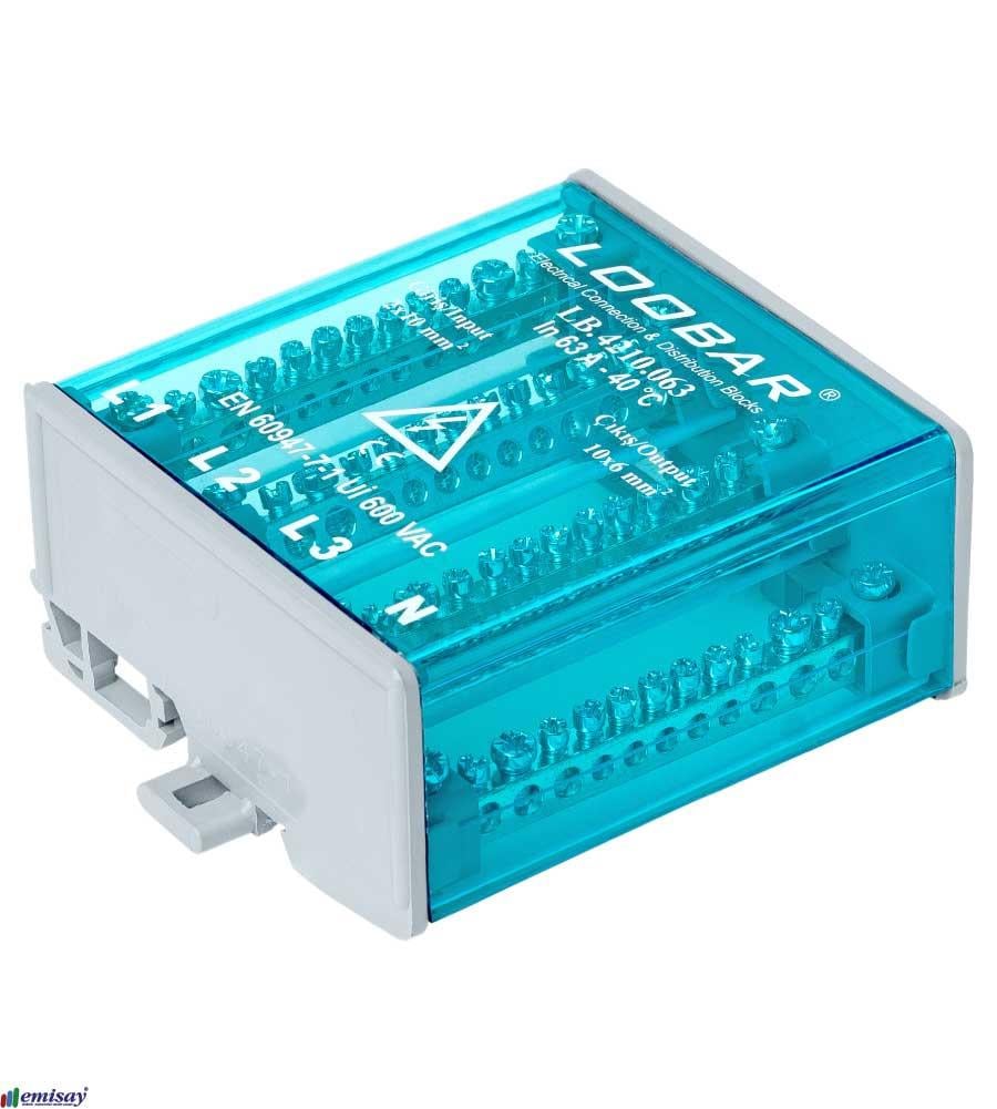 4 KUTUP - 13  DELIKLI - 63A DAGITICI ( 8x10mm² + 5x6mm²)