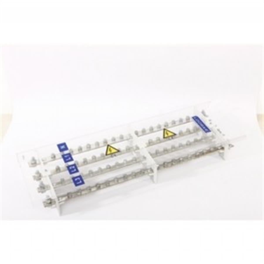 4 KUTUP - 23 DELİKLİ -400A ( 2/21 SKP, Giriş-Çıkış ) KALAYLI BAKIR BARALI DAĞITICI