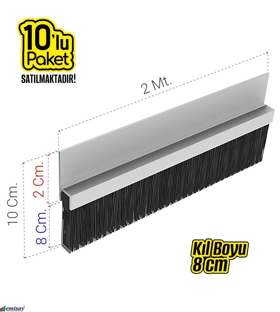 KIL BOYU 8 CM TOZ FIRÇASI 2 METRE