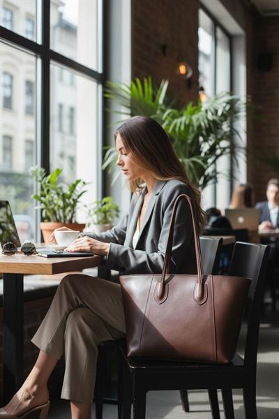 Executive City Tote – Acı Kahve