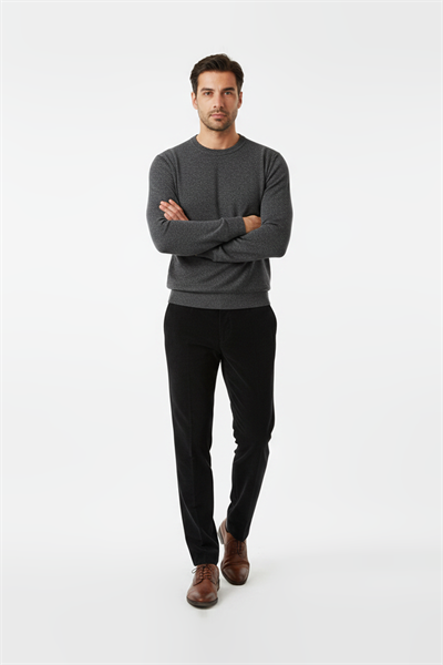 Cosserat Velvet Trousers Navy Blue