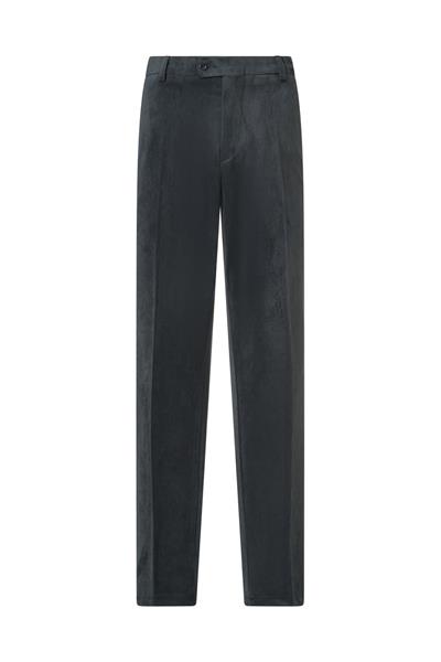 Kaplamalı Kadife Füme Pantolon