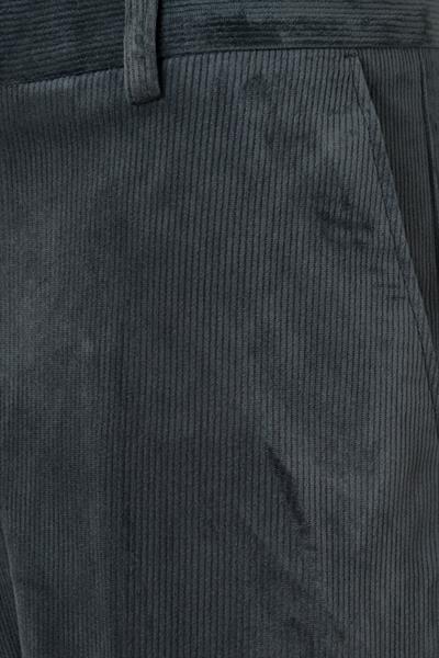 Kaplamalı Kadife Füme Pantolon