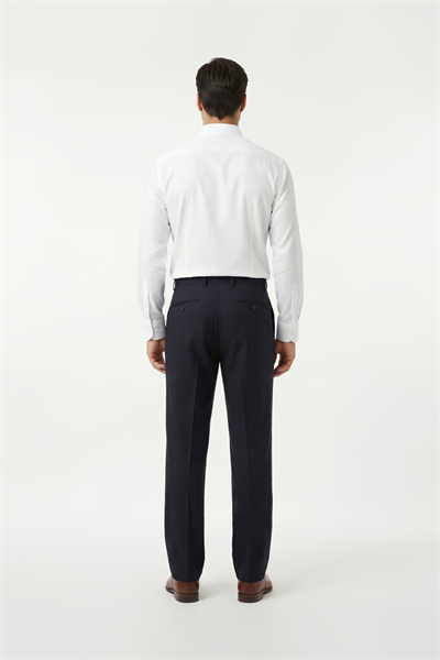 Pilesiz Gabardin Pantolon Lacivert